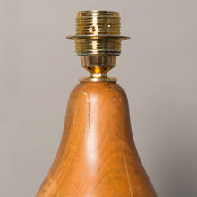 Load image into Gallery viewer, Base di lampada a forma di bottiglia in olmo
