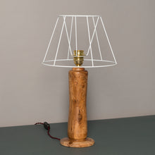 Load image into Gallery viewer, Base di lampada in legno di olmo
